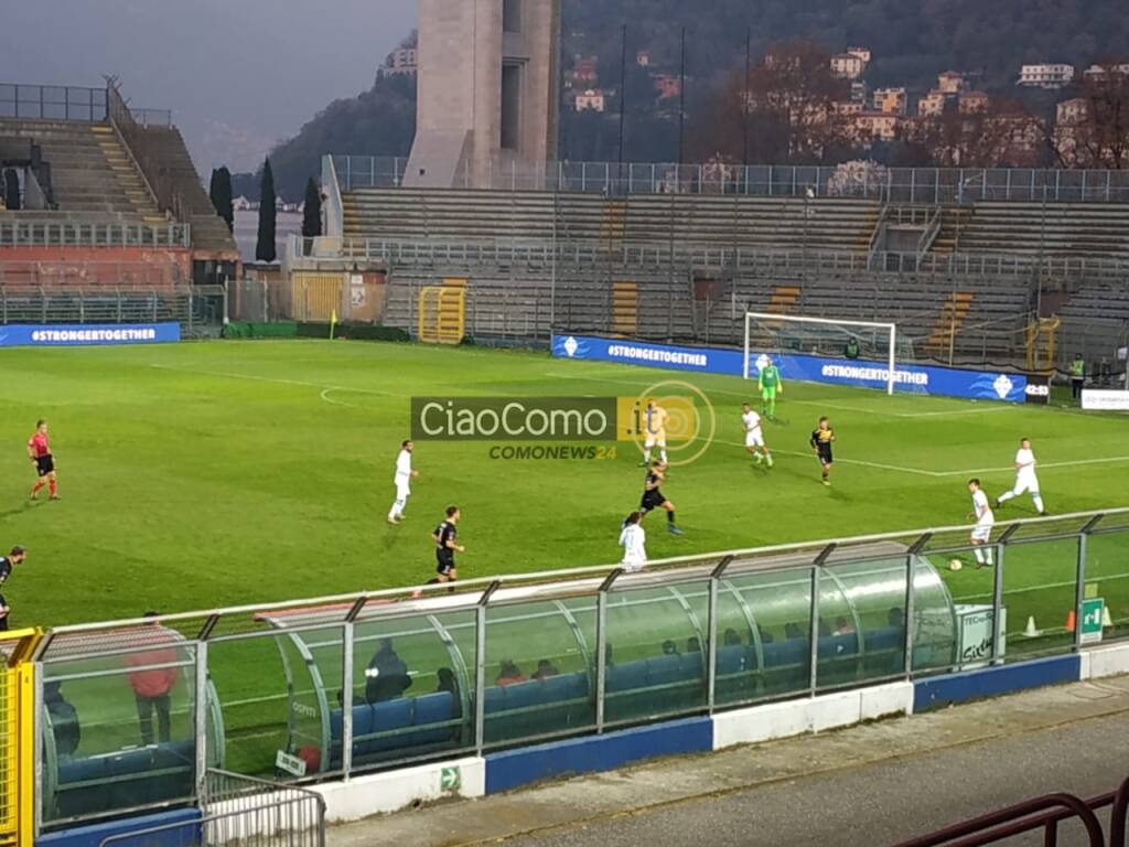 como - olbia squadre in campo sinigaglia