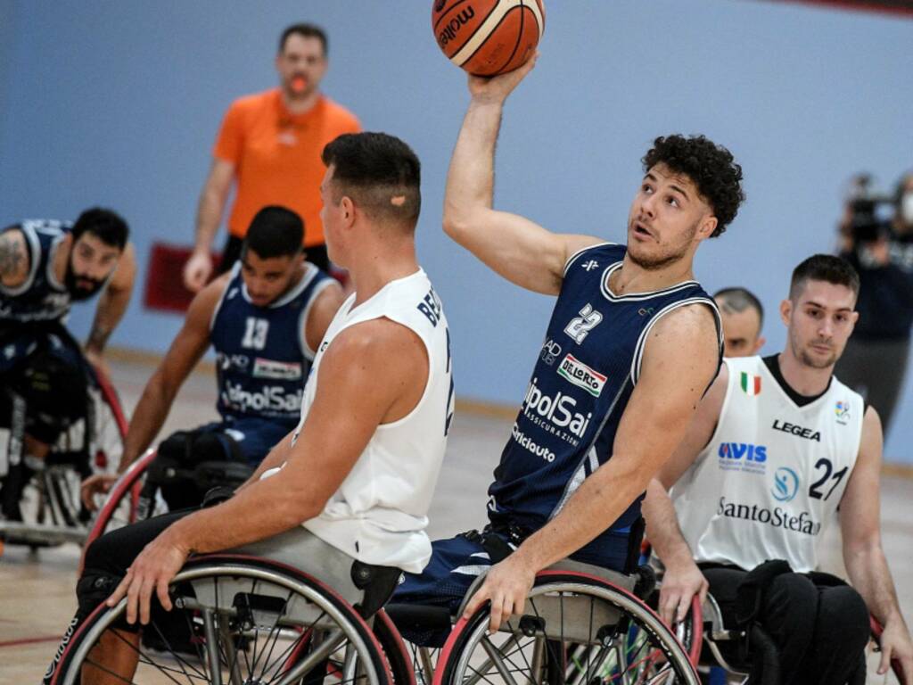 unipolsai briantea vittoria coppa italia basket carrozzina