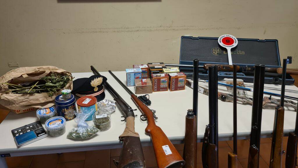 carabinieri olgiate operazione contro spaccio droga e armi