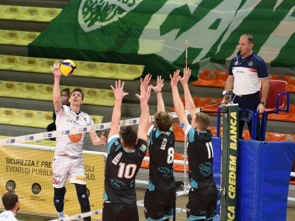 Libertas Cantù sconfitta a Casnate contro siena volley maschile a2