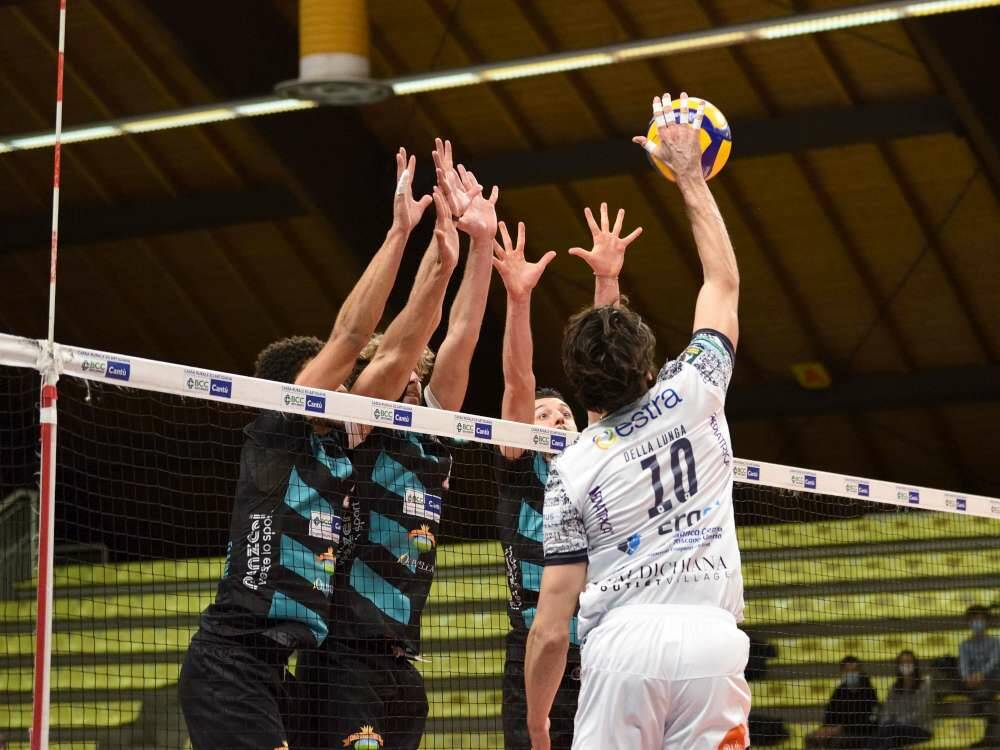 Libertas Cantù sconfitta a Casnate contro siena volley maschile a2