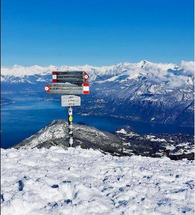 monte san primo neve