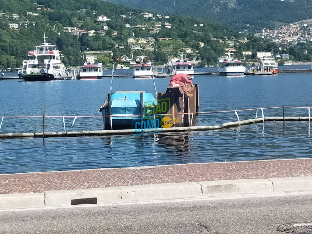 Cantiere delle paratie di Como: pali e vasche, inizia a prendere forma il nuovo lungolago