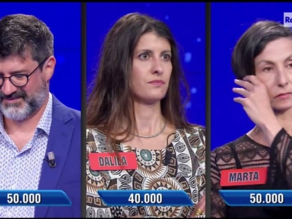 Dalila Lattanzi a l'Eredità maggio 2021