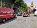 Guasto elettrico provoca principio d'incendio in una grotta vicino Como