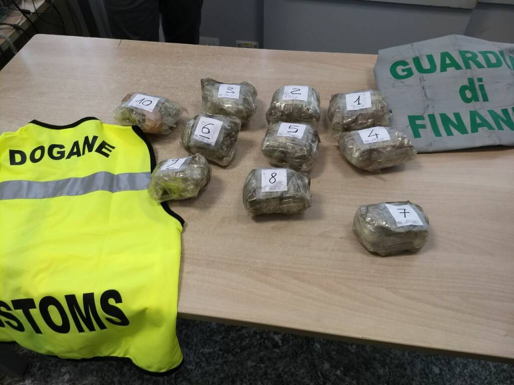 sequestro panetti marijuana valico di brogeda guardia di finanza ponte chiasso