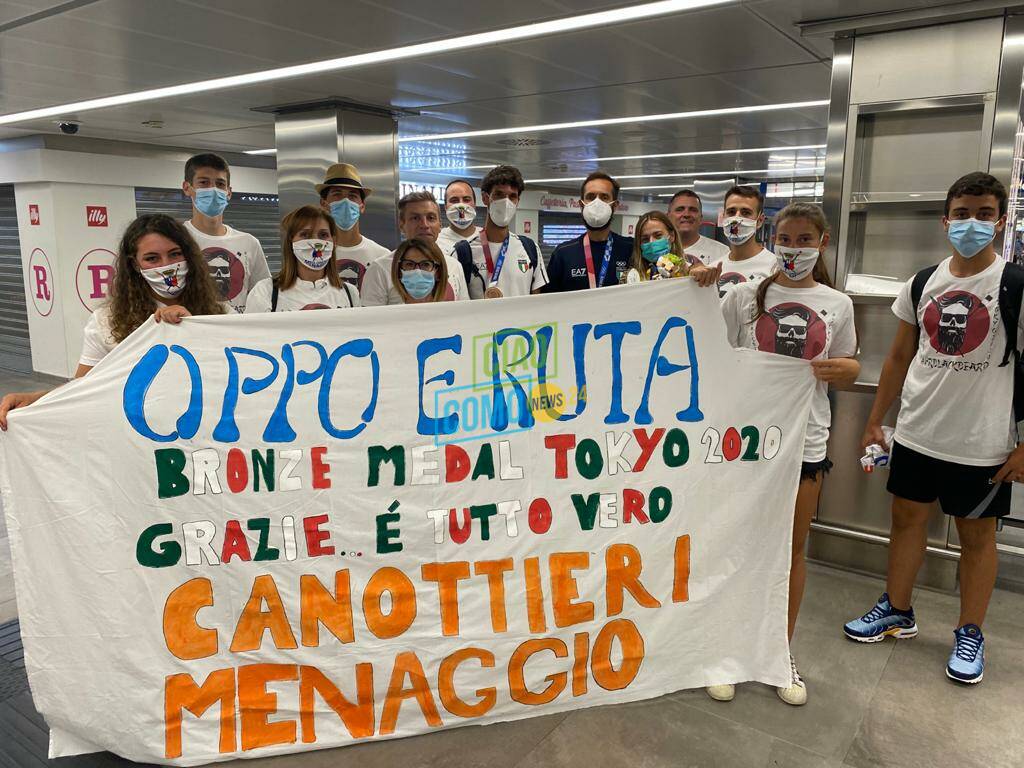 La grande festa per il ritorno a casa di PIetro Ruta dopo il bronzo olimpico