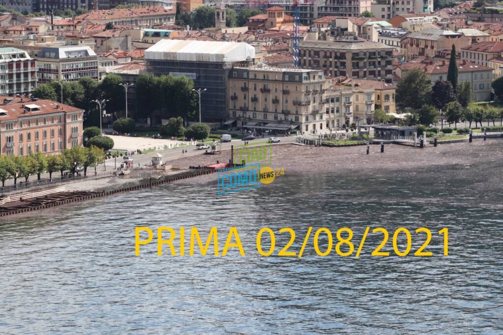 Esondazione del lago di Como agosto 2021: le immagini più significative