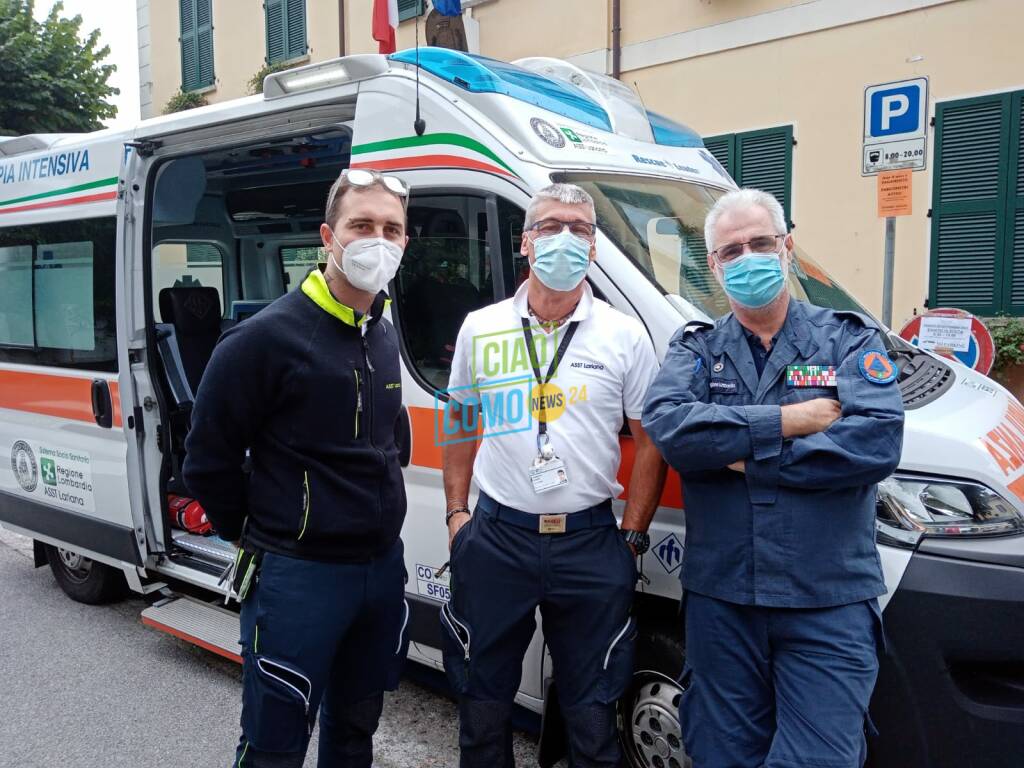 areu camper 118 porlezza per vaccinazone senza prenotazione