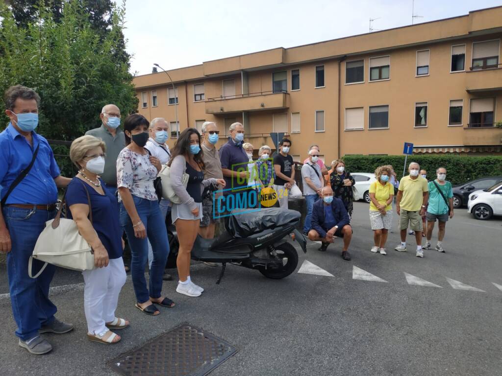 protesta residenti sagnino e ponte chiasso per carenza gas