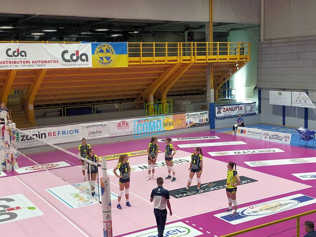 albesevolley a lignano contro capolista talmasson volley donne a2