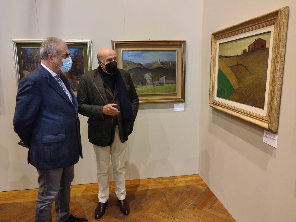 Inaugurazione mostra "Vincenzo Schiavio tra Divisionismo e Realismo"