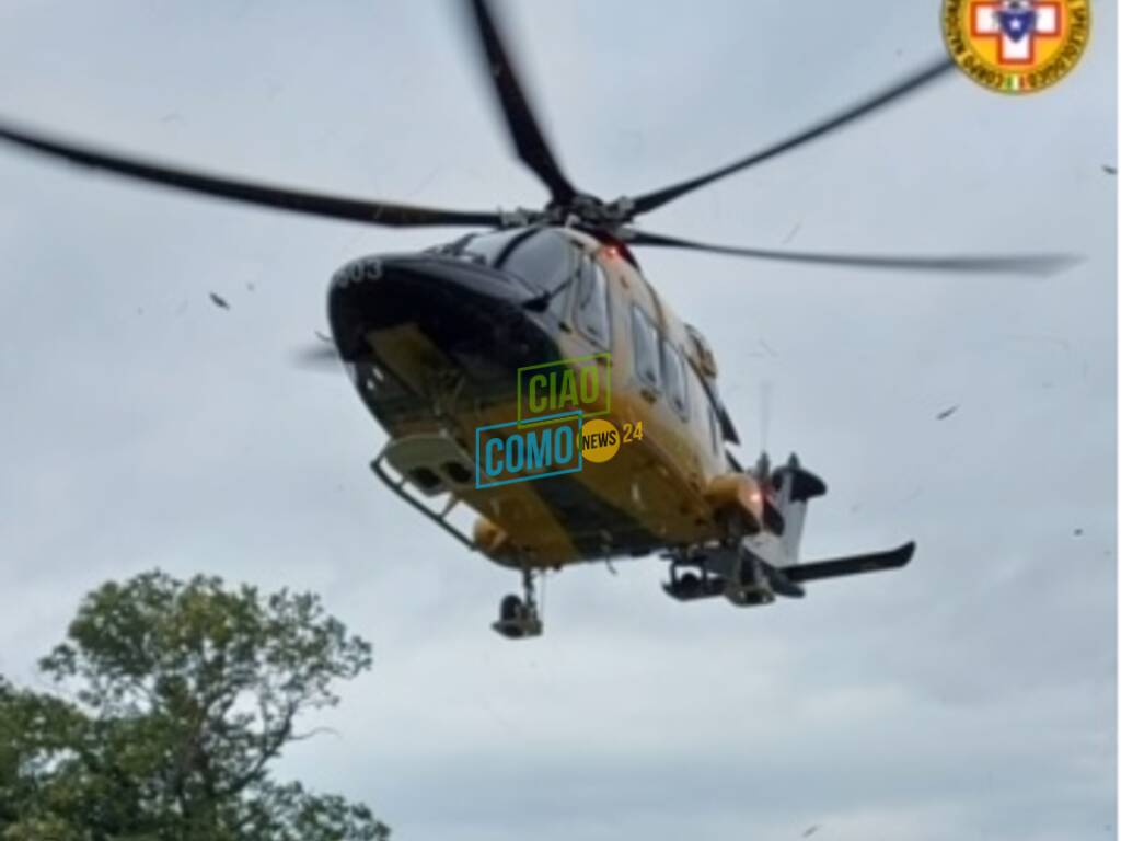 ricerche pensionato di erba disperso in valsassina pompieri soccorso alpino volontari elicottero