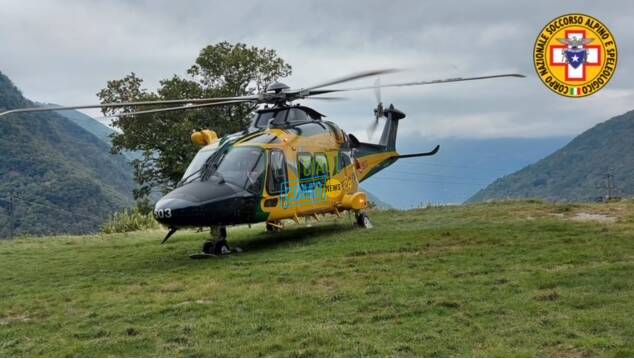 ricerche pensionato di erba disperso in valsassina pompieri soccorso alpino volontari elicottero