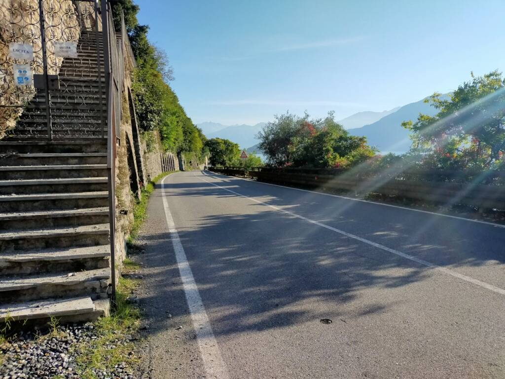 variante tremezzina ecco i punti di ingresso e di uscita colonno e griante dove la strada inizia e finisce