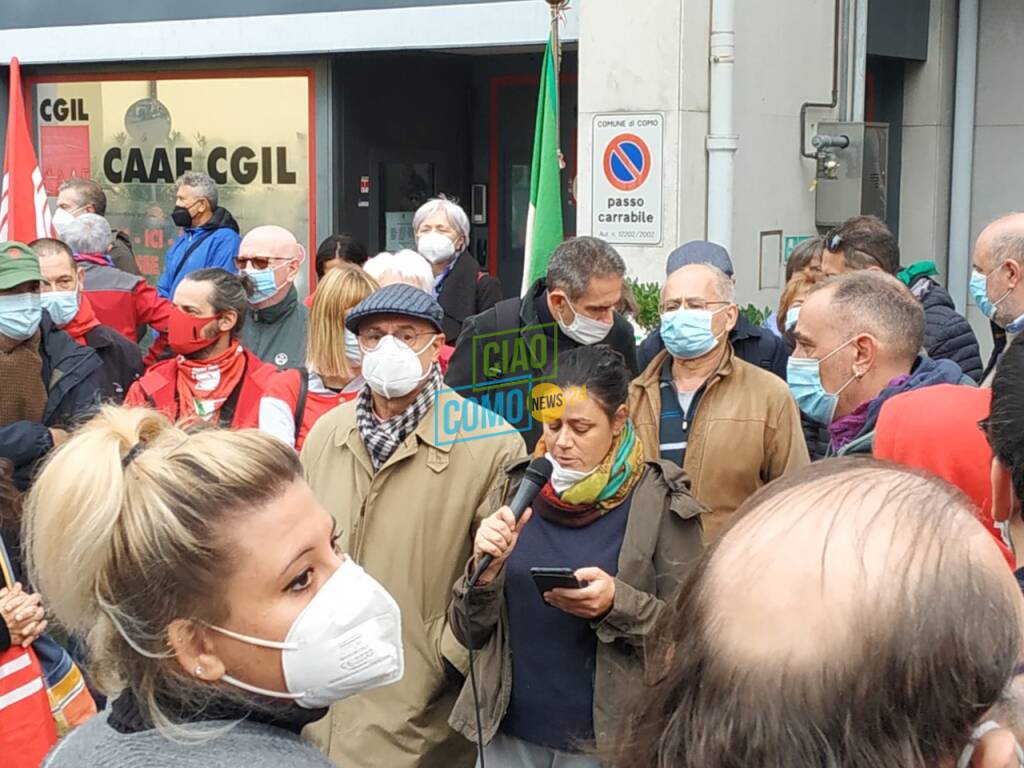 via italia libera como manifestazione di vicinanza alla cgil dopo attacco di ieri a roma