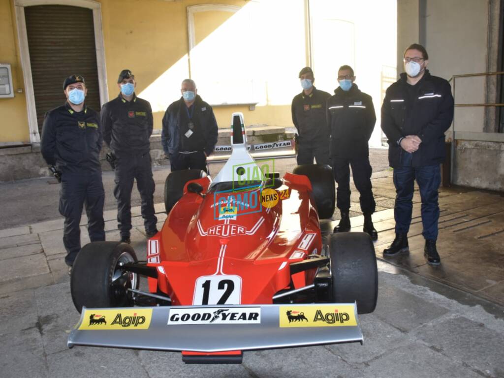 dogana sequestro ferrari f1 niki laura contraffata finanza e vetture