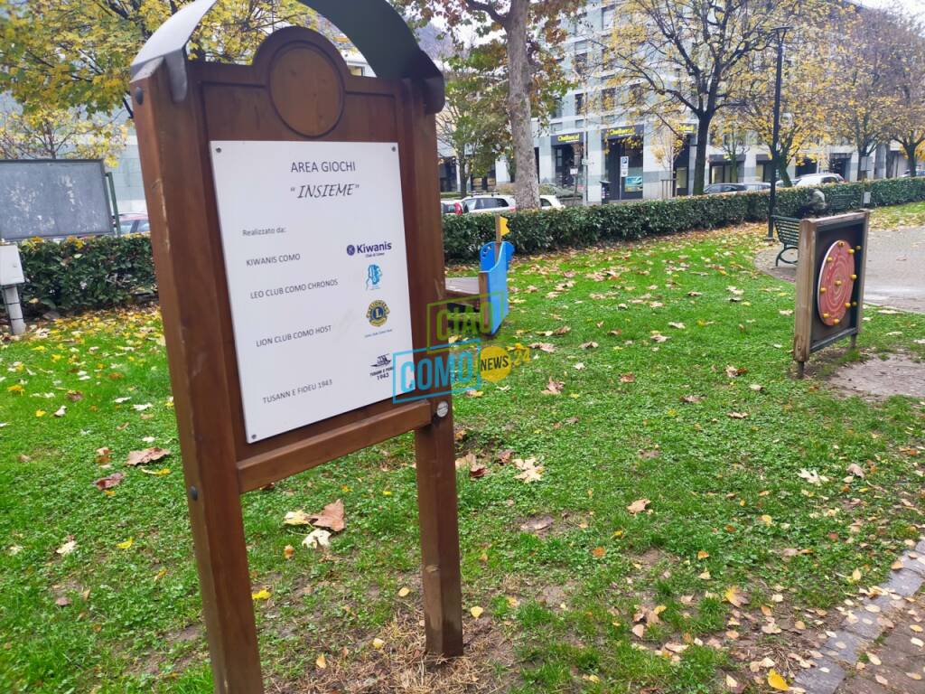 giardini inclusivi in viale varese como degrado e situazione dei giochi