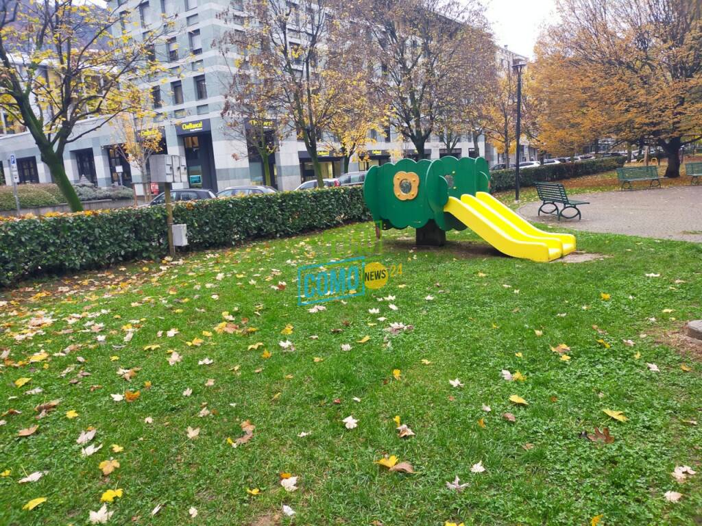 giardini inclusivi in viale varese como degrado e situazione dei giochi