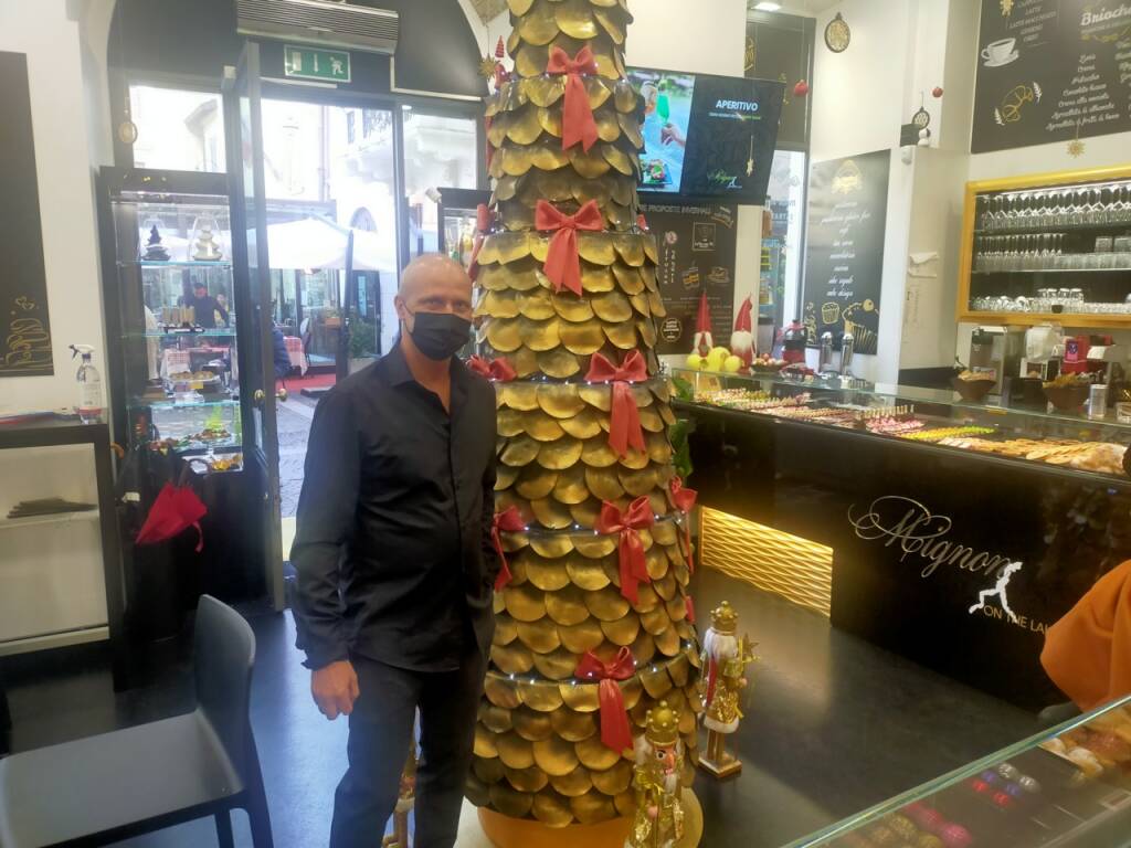 piazza mazzini como mignon albero tre metri di pasta di zucchero con stefano camozzi