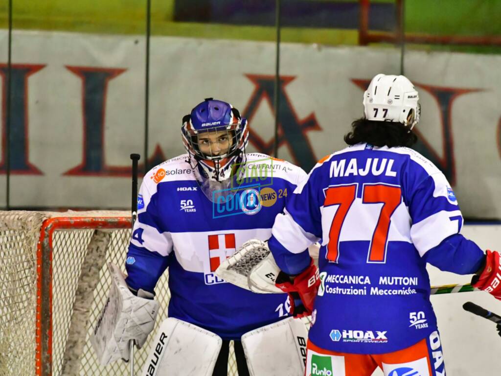 hockey como squadra pista ritorno a casate successo con dobbiaco