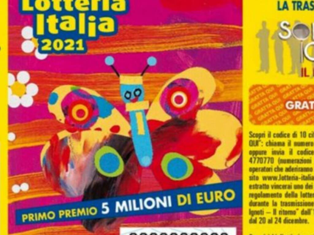 lotteria italia biglietti edizione 21/22 estrazione epifania