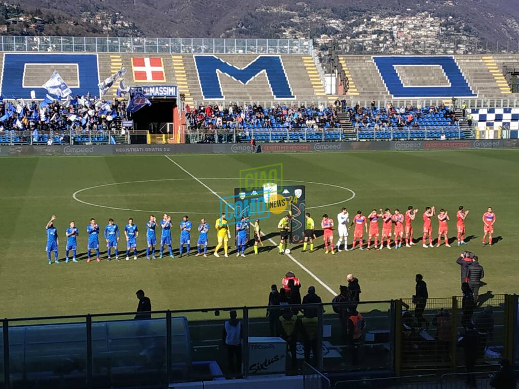 como pareggio stadio sinigaglia con il brescia azioni squadre tifosi