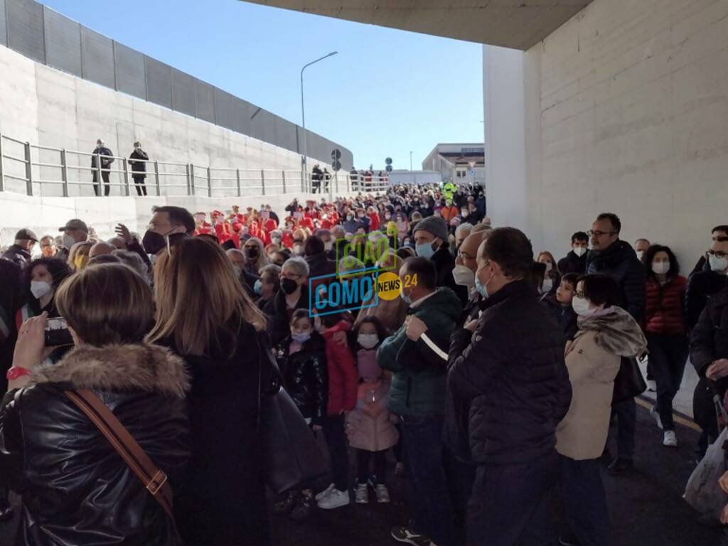 inaugurazione nuovo sottopasso ferroviario a manera di rovellasca