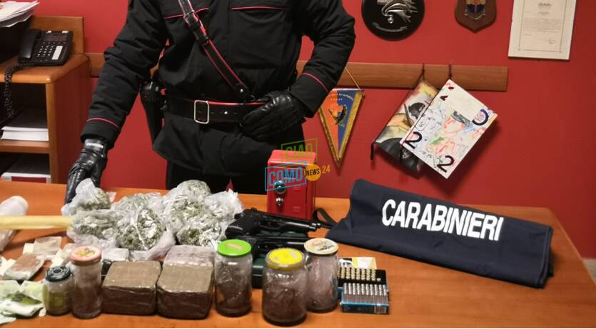carabinieri arrestano fidanzati a fenegrò e sequestrano droga a casa