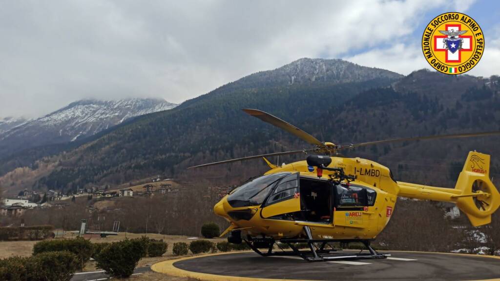incidente escursionista comasco in valbondione soccorso elicottero soccorso alpino