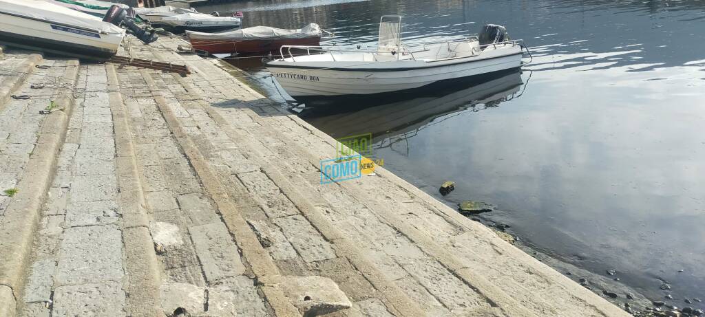 lago di como sempre più basso, acqua ai minimi storici porto sant'agostino