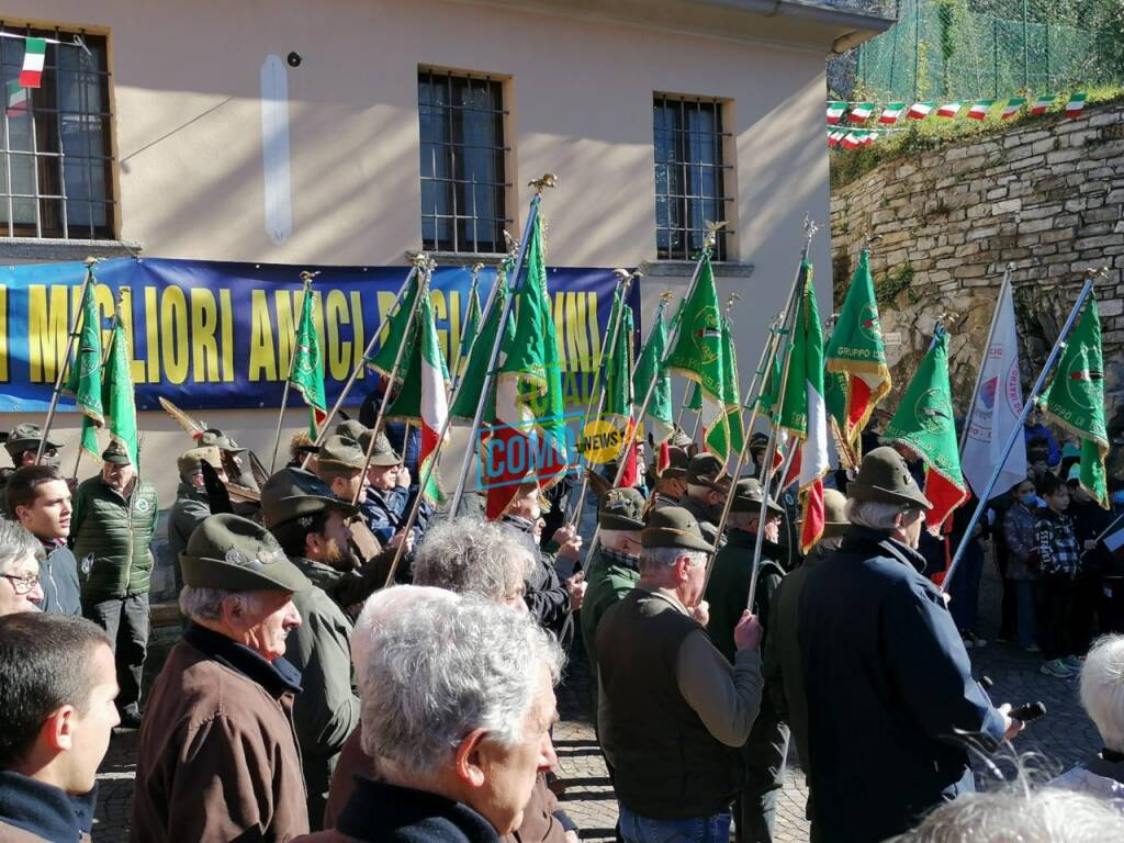 festeggiamenti gruppo alpini di lemna 100 + 1 di fondazione le immagini della cerimonia