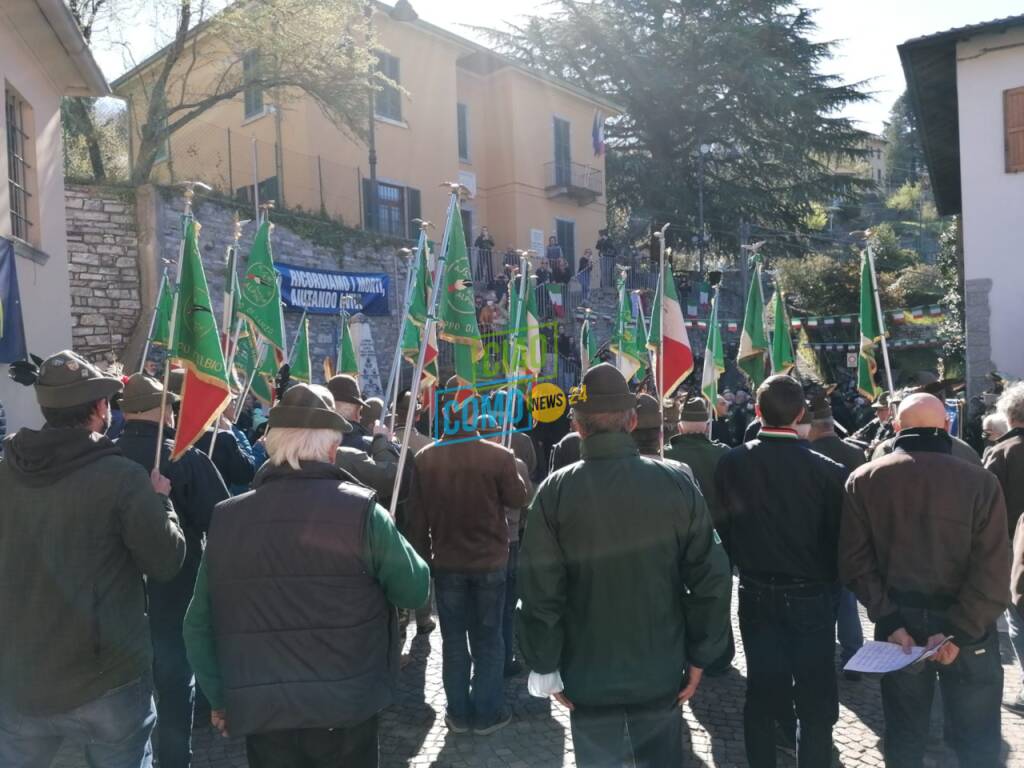 festeggiamenti gruppo alpini di lemna 100 + 1 di fondazione le immagini della cerimonia