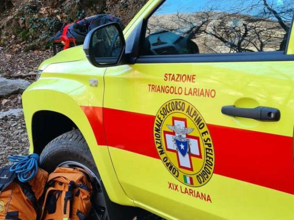 nesso recupero personale soccorso alpino pensionata caduta sul sentiero