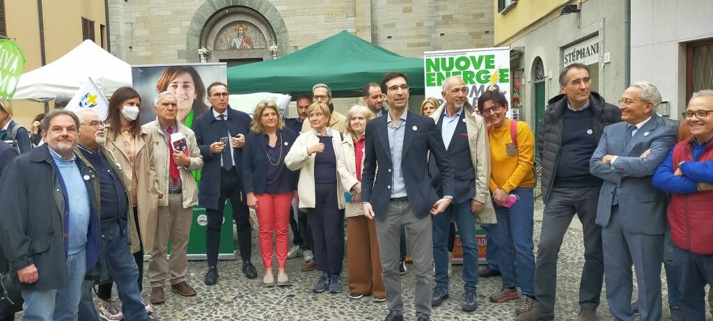 piazza san fedele como presentazione lista e candidati del pd con ex ministro boccia