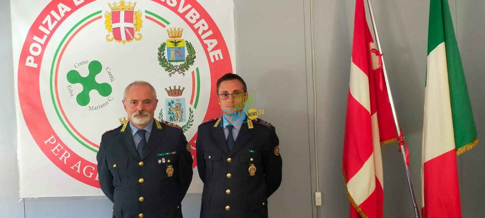 biagio garofalo polizia locale como alla 100 chilometri del passatorte e in ufficio con luciano campagnoli