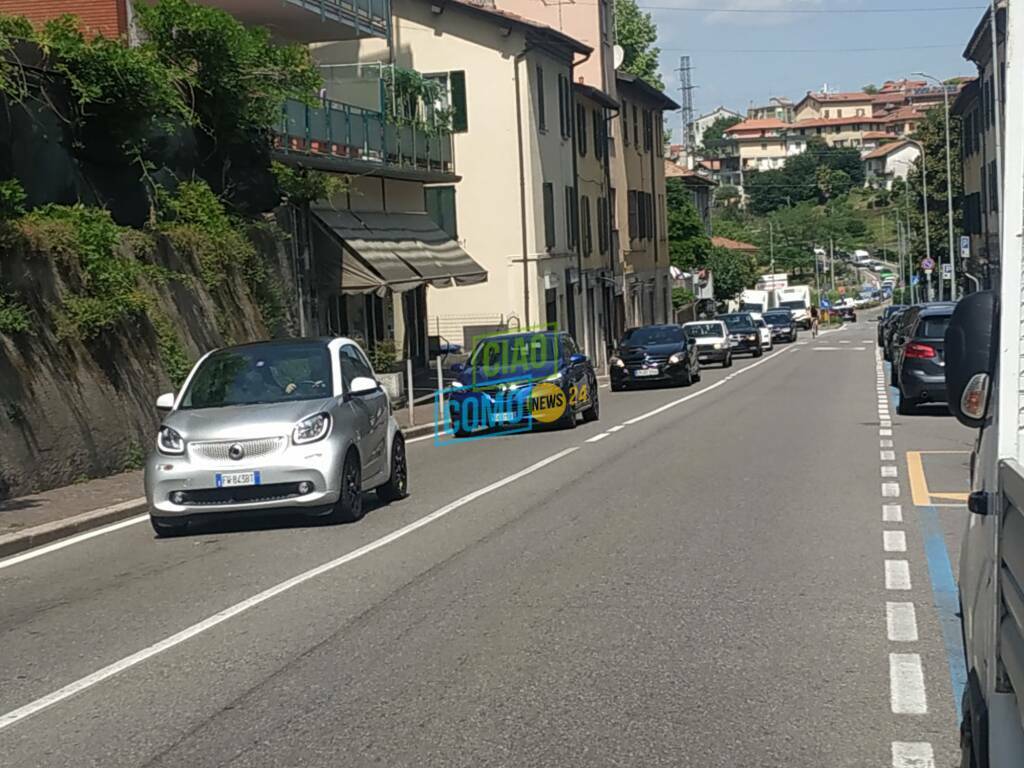 traffico di como oggi intenso dalla svizzera per festa ascensione