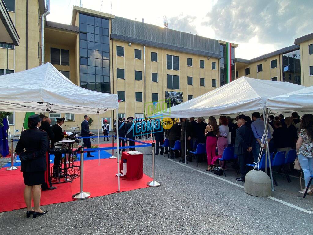 anniversario carabinieri, festa al comando provinciale schieramento dei militari