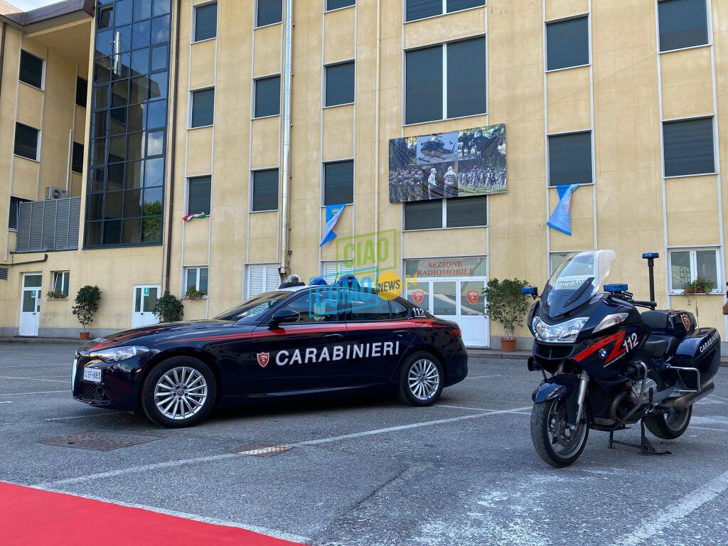 anniversario carabinieri, festa al comando provinciale schieramento dei militari