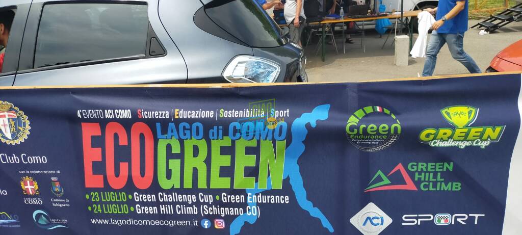 aci ecogreen manifestazione per auto elettriche parteza da como tempio voltiano