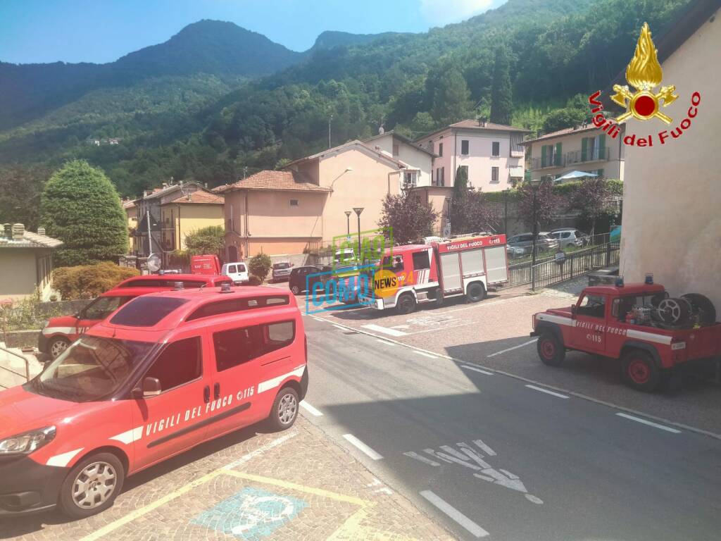 lezzeno ricerche turista inglese scomparso pompieri vigili del fuoco soccorso alpino