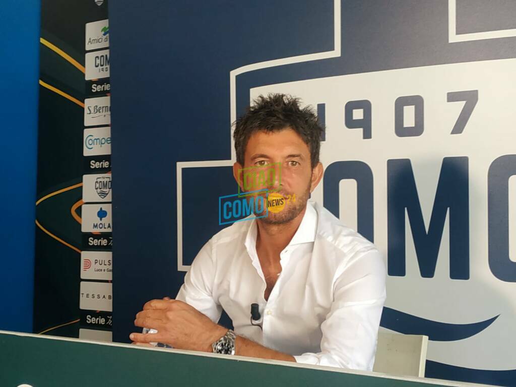 giacomo gattuso como presentazione partita campionato con cagliari lui in sala stampa