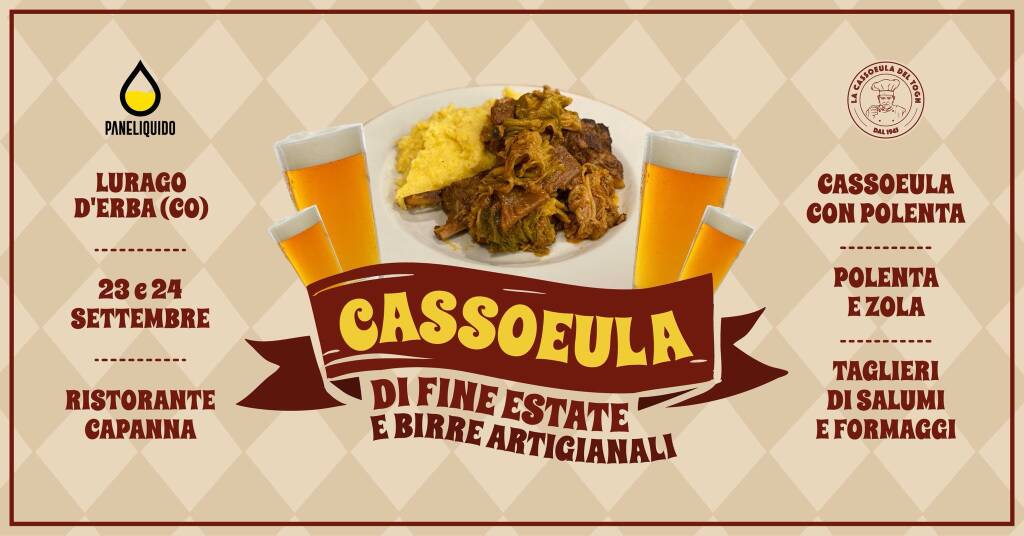 Cassouela del Togn per Paneliquido Cantù Bersagliere birra artigianale