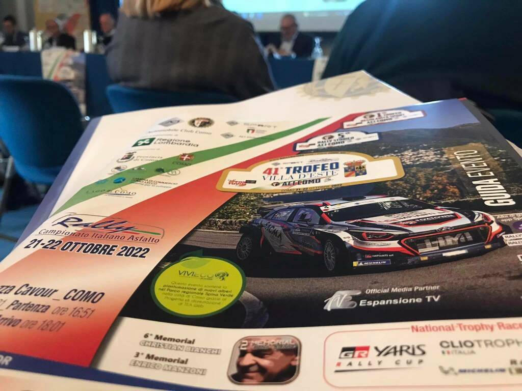 rally aci como 2022 presentazione locandina ufficiale