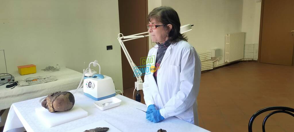restauro mummie museo di erba la nostra visita nella struttura con restauratrice e direttrice