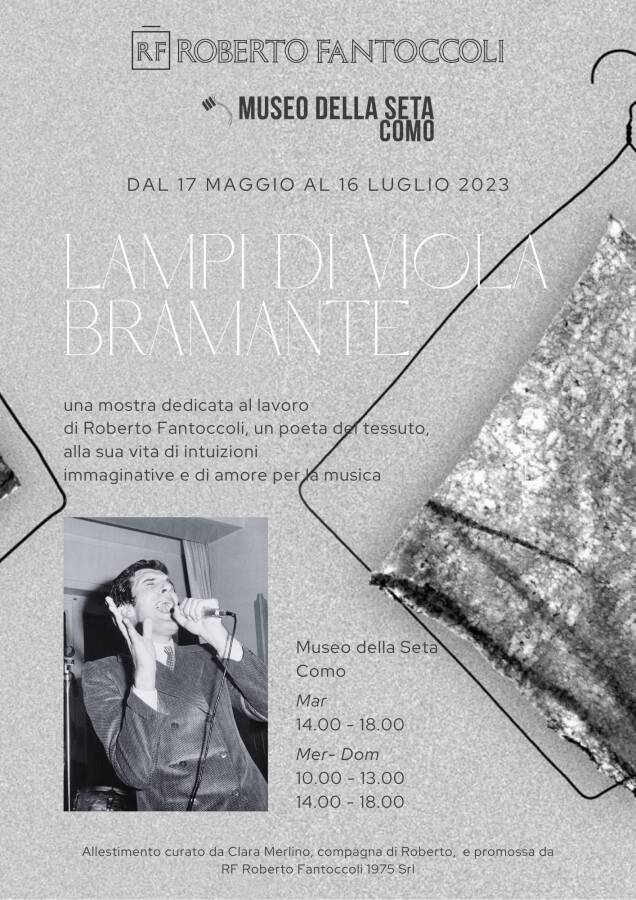 Lampi di Viola Bramante al Museo della Seta di Como
