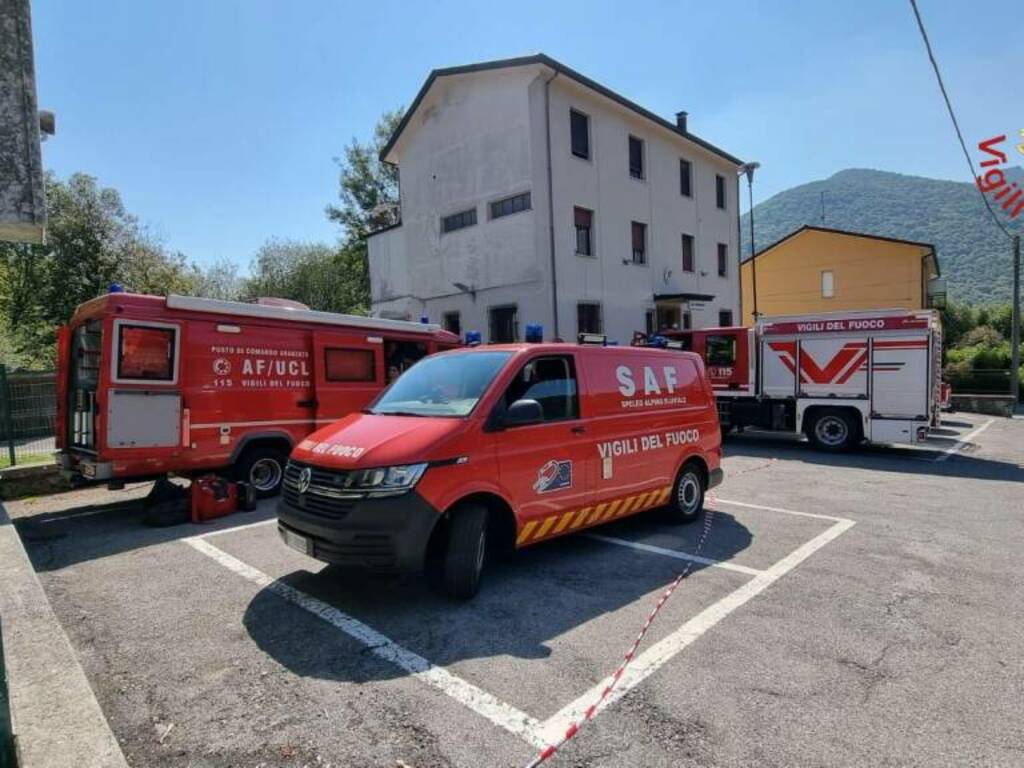 ricerche donna scomparsa a lanzo intelvi vigili fuoco e soccorso alpino