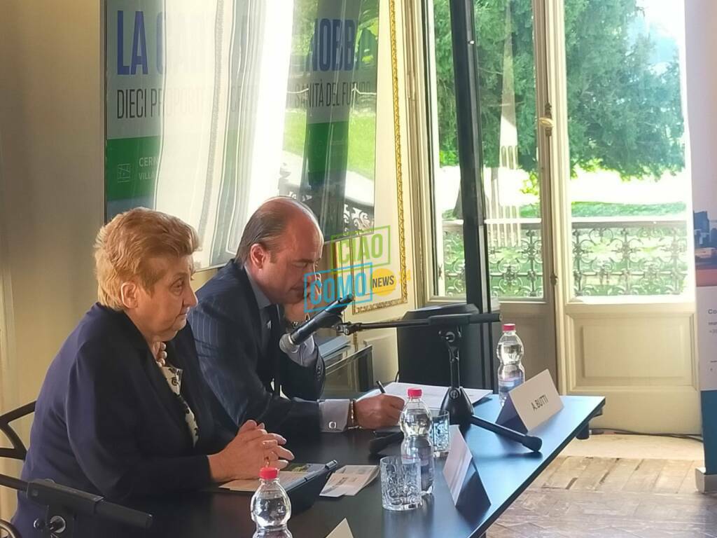 carta di cernobbio presentazione proposte per sanità del futuro con sottosegretario butti