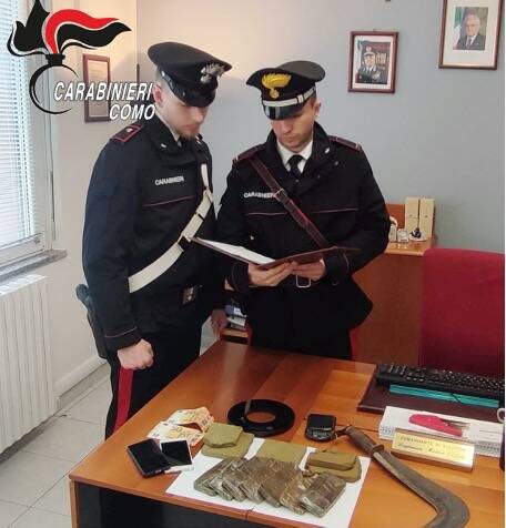 Carabinieri Como foto repertorio controlli nei boschi